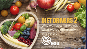 Diet Drivers 2: Why we eat what we eat and what we do diferently as a result.
